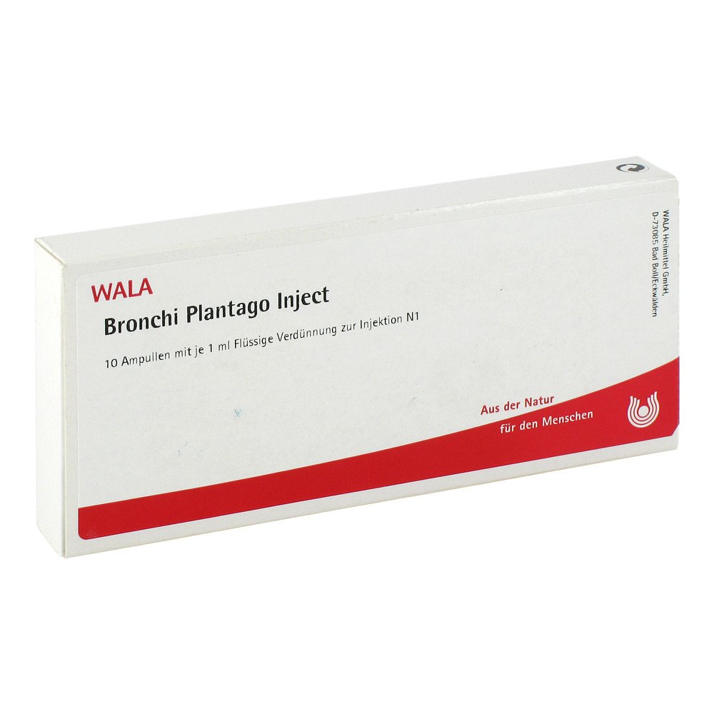 WALA Heilmittel GmbH Bronchi Plantago Inject Ampullen 00085060