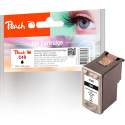 Peach Druckkopf schwarz kompatibel zu Canon PG-40BK, 0615B001