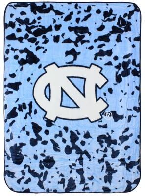 College Covers "North Carolina Tar Heels Throw Blanket / Bedspread 63"" x 86"""