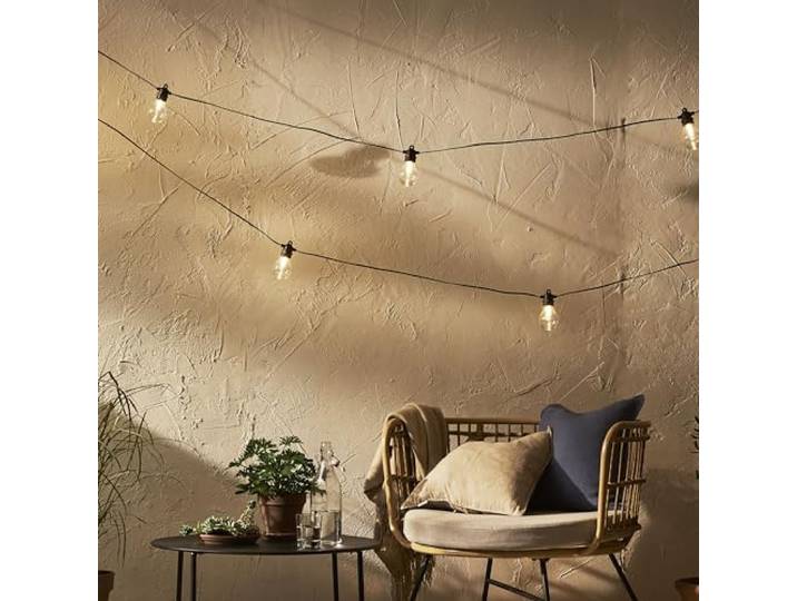 Led-lichtsnoer 'Selecta', 18 PET-ballen, ww led