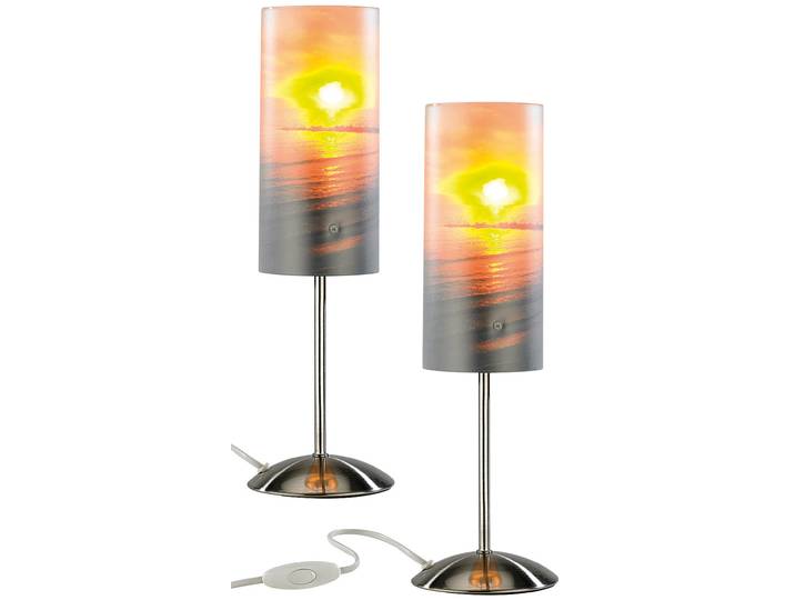 Individuelle Tischlampe bedruckbar mit Ihrem Lieblingsfoto, 2er Set