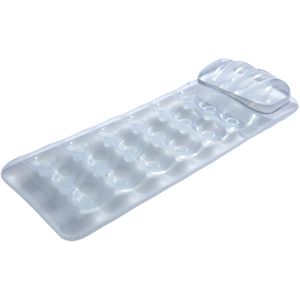 Bestway Luftmatratze 43024 Silver Deluxe, 188 x 71cm, mit Kopfstütze, silber, für 1 Person