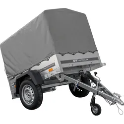 Kipp-Anhänger 750 kg Garden Trailer 150 KIPP, 150 x 106 cm [mit Hochplane, Hochspriegel und Stützrad]