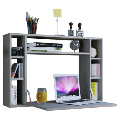 Schreibtisch VCM "Holz Hänge Schreibtisch Wandschreibtisch Wandila", grau, B:90cm T:20cm, Tische, Schreibtisch