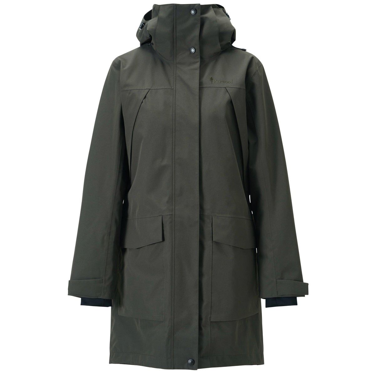 Pinewood Rain Women Parka d.green (103) M 1-32500103006