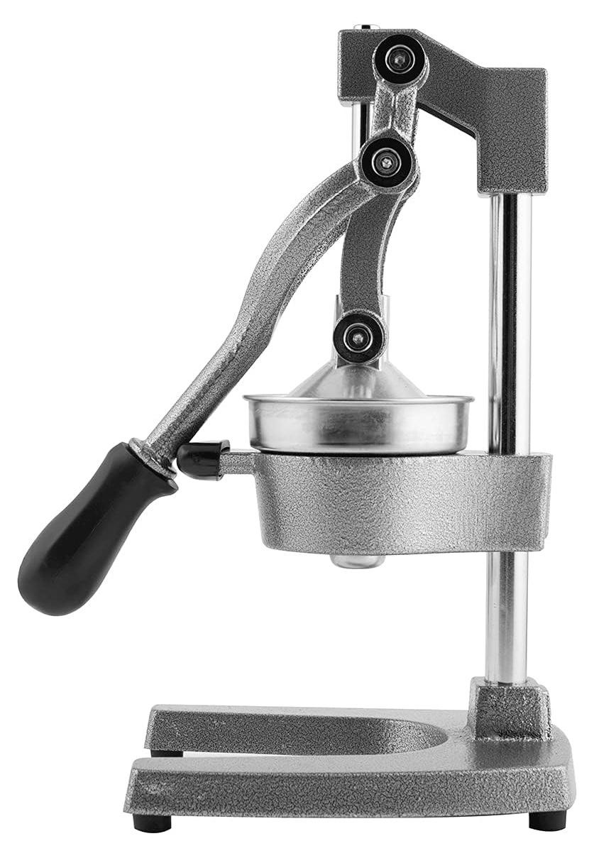Dripio Professionele granaatappelpers met hendel, grijs, 29 x 40 cm