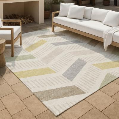 Addison Rugs Machine Washable Indoor/ Outdoor Modern Corinna Chantille Rug