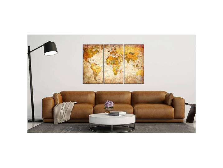 Tableau déco en liège Antique Travel 120 x 80cm 120 x 80 cm