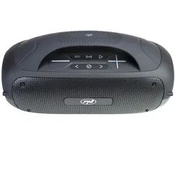PNI Tragbarer Lautsprecher FunBox BT600, mit Bluetooth, 65 W, MP3-Player, Kartenleser, USB, kabellos (8 h), Bluetooth Lautsprecher, Schwarz