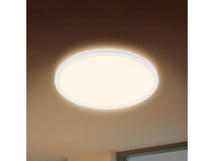 Briloner Deckenlampe Happy, dimmbar, weiß / opal, für Küche, Kunststoff, Modern, Deckenlampe