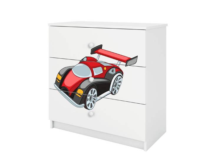 Raumhirsch Furniture Kinderregal Kinderkommode mit Motiv, Spielzeugregal mit Schubladen - Kinderzimmermöbel, stabile Konstruktion, kindgerecht, verschiedene Farben & Designs