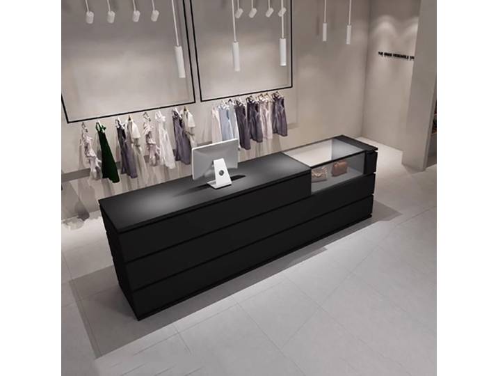 Comptoir de réception de rangement nordique, décorations modernes pour Salon de coiffure, comptoir de bureau de réception, meubles commerciaux esthétiques de luxe