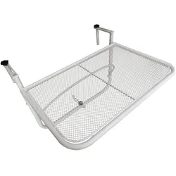 Outsunny - Beistelltisch - 60Lx56.4Wx45Hcm - Weiß