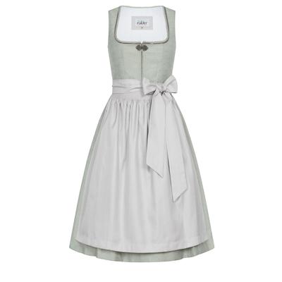 Dirndl NÜBLER "Midi Dirndl Flurina", Damen, Gr. 40, EURO, grün, Obermaterial: 100% Polyester PES., Kleider