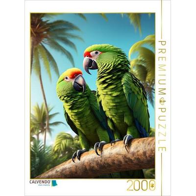 CALVENDO Puzzle Amazonenpapageien im Tropenparadies | 2000 Teile Lege-Größe 90x67cm Foto-Puzzle für glückliche Stunden, Sonstige von , Calvendo Puzzle