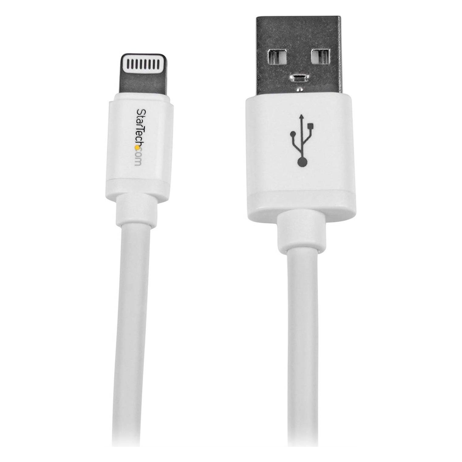StarTech Apple 8 Pin Lightning Connector auf USB Kabel (2 m, USB 2.0) (USBLT2MW)