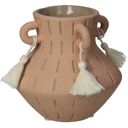 Vase FINE beige (BHT 12,20x12x12,20 cm) - BHT 12,20x12x12,20 cm