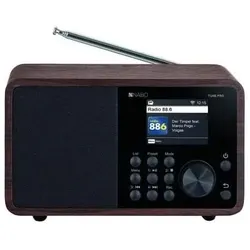 NABO TUNE PRO holz Internetradio mit FM/DAB+ (DAB+, Internetradio, Bluetooth, WLAN), Radio, Braun