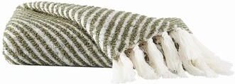 Brooklyn Loom Diagonal Chenille Stripe 50x70 Throw