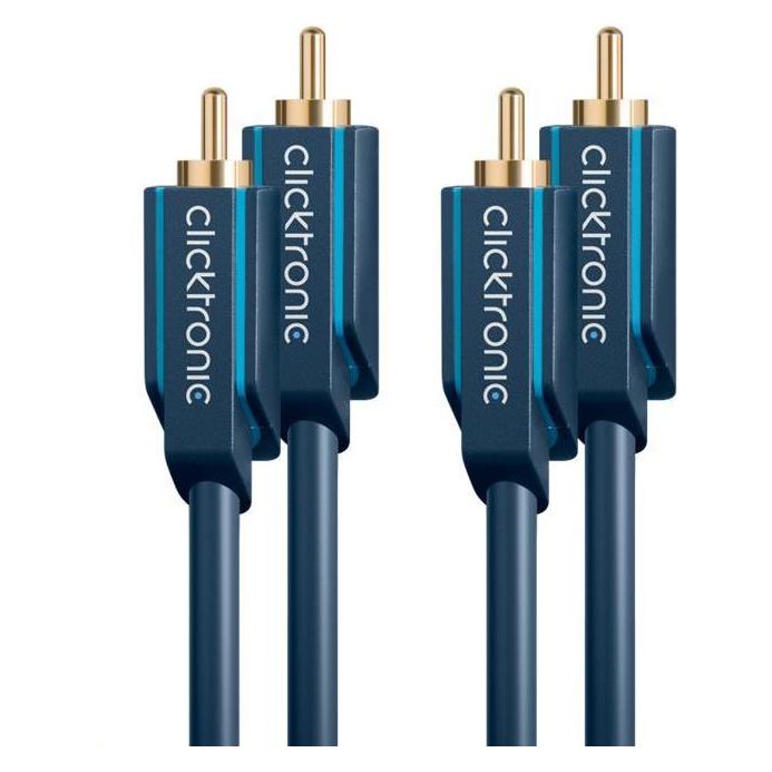clicktronic Stereo-Audiokabel (10 m, Cinch Kabel) (70383)
