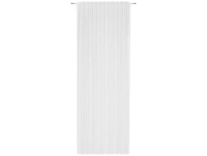 Dieter Knoll Tagesvorhang, Weiss, Textil, 140x260 cm, für Stange und Schiene geeignet, mit Kombiband, Heimtextilien, Vorhänge, Fertigvorhänge, Tagesvorhänge