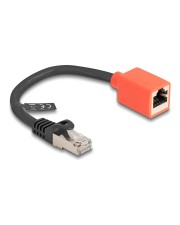 Delock RJ45 Geräteschutz Adapter Cat.6A S/FTP 20 cm Break Away CAT 6a FTP SFTP 0,2 m (88197)