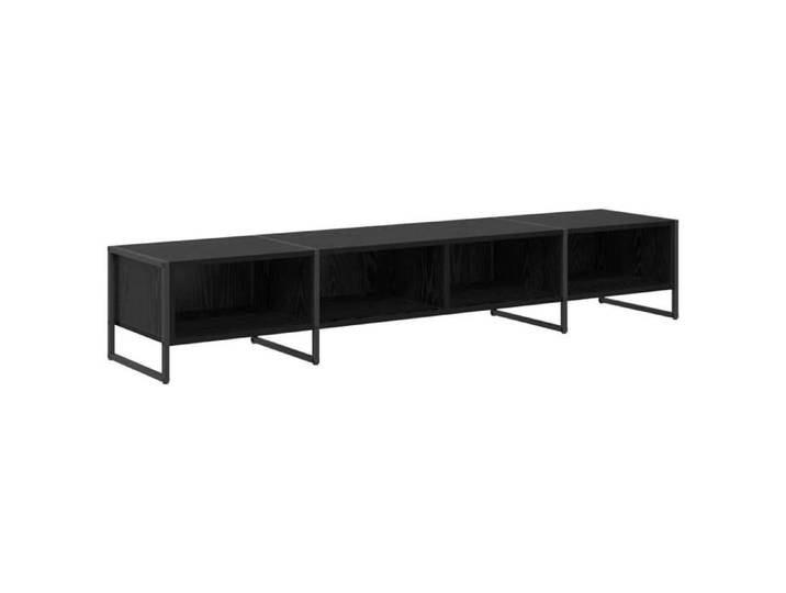 Meuble TV industriel - - Chêne Noir - Bois d'ingénierie - 170 5x36x30 5 cm - Design moderne
