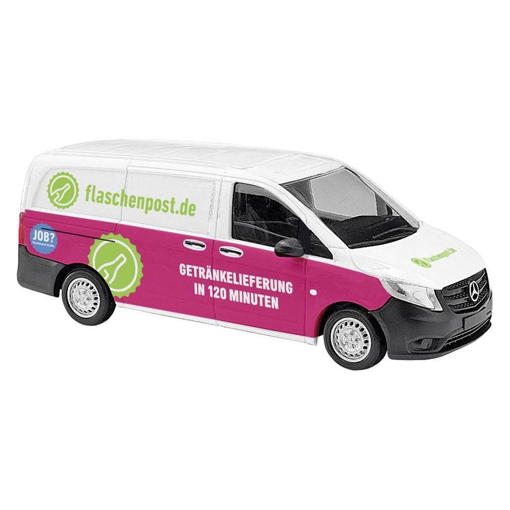 Busch 51106 H0 PKW Modell Mercedes Benz Vito, Flaschenpost (51106)
