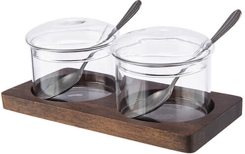 Artisan Street Condiment Pots