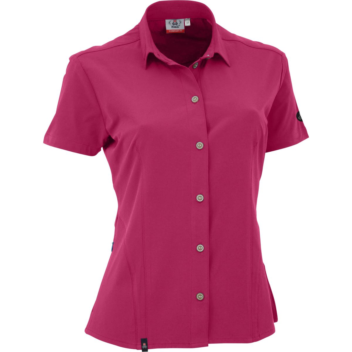 MAUL Sport Vilsalpsee - 1/2 Bluse elast. uni cherry (81) 44 5731400401-81-44