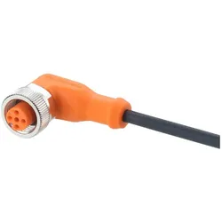 ifm Electronic GmbH M12-Steckverbindung 250AC/300DC 4A EVC086 - 15 m (EVC086), Elektronikkabel + Stecker, Schwarz