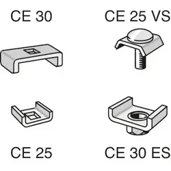 Cablofil CM558018 CE25 V2A Klemmstück Edelstahl