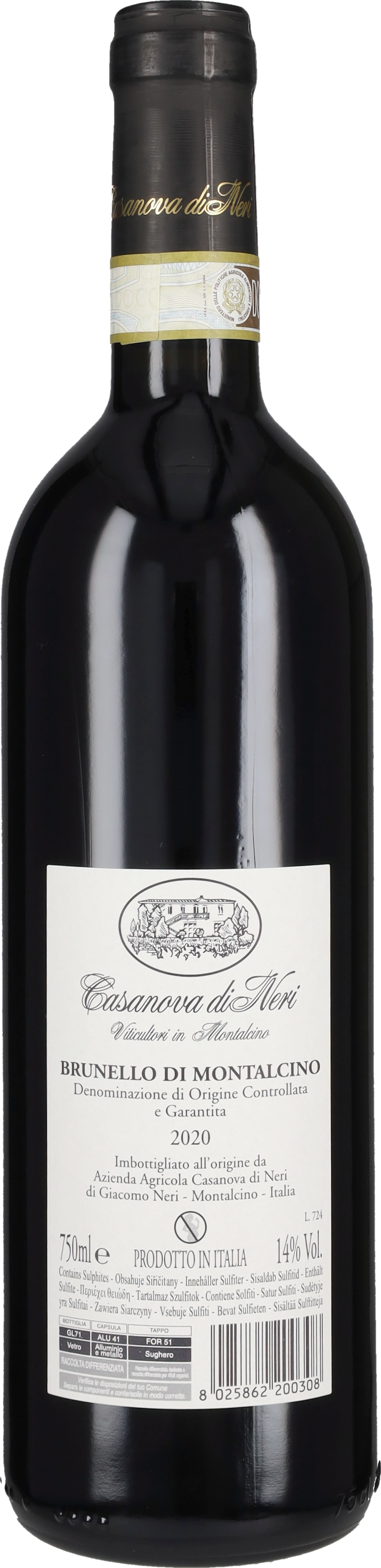 Brunello di Montalcino Casanova di Neri 2020