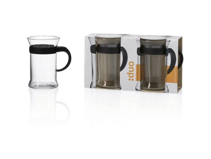 Teetasse Montana Transparent Glas H 12 cm 250 ml 2 Stk - Teetasse