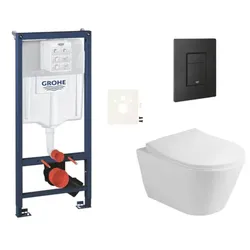 Glacera Ava Wand-WC Set für Vorwandmontage SIKOGRSAVAEKF0