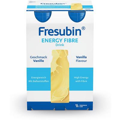 Fresubin Energy Fibre Drink Vanille Trinkflasche 4x200 ml Lösung
