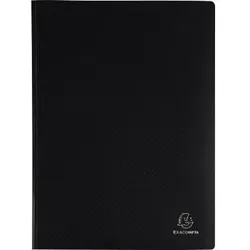 Exacompta Sichtmappe 8821E A4 PP 20Hüllen schwarz