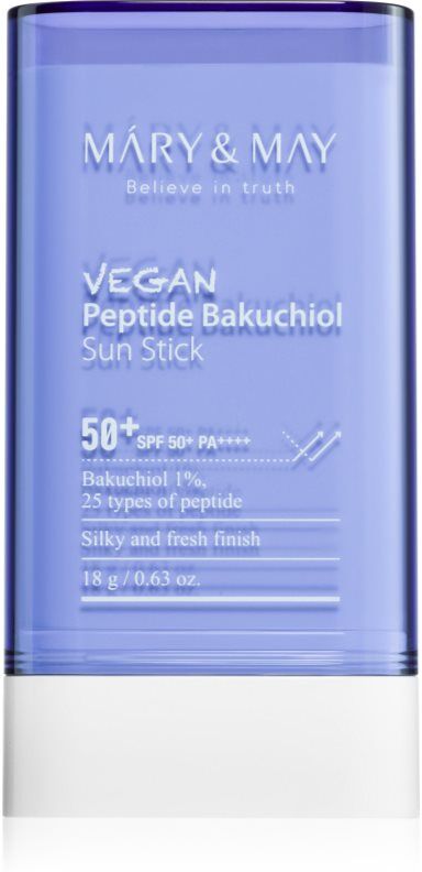 Mary&May Peptide Bakuchiol Sun Stick Sonnencreme-Stick mit Antifalten-Effekt SPF 50+ 18 g