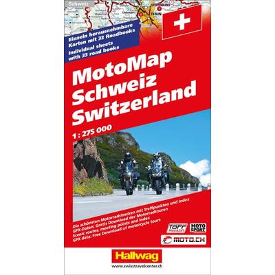 Hallwag MotoMap Motorradkarte Schweiz 1:275.000, Sonstige von , Hallwag, 978-3-8283-0972-2