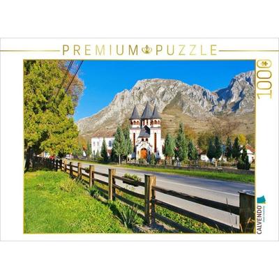CALVENDO Puzzle Orthodoxe Kirche Rimetea | 1000 Teile Lege-Größe 64x48cm Foto-Puzzle für glückliche Stunden