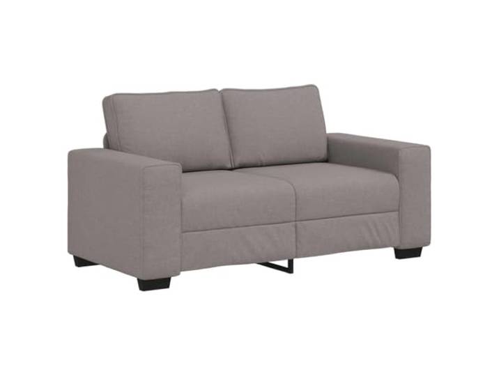 vidaXL 2-Sitzer-Sofa Taupe 160x77x82 cm Stoff
