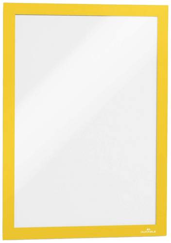 Durable 487204 DURAFRAME Info-Rahmen Info-Rahmen, selbstklebend DIN A4 Gelb (B x H) 236mm x 323mm 2St.
