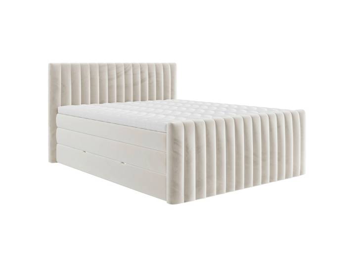 Boxspringbett Simon in Beige ca. 180x200cm