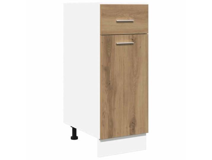 fsahslih Schubunterschrank Lyon Artisan-Eiche 30x46x81,5 cm Holzwerkstoff Kompakter Küchenschrank mit Schublade und Türfach für optimale Raumnutzung in kleinen Küchen und Vorratsräumen.