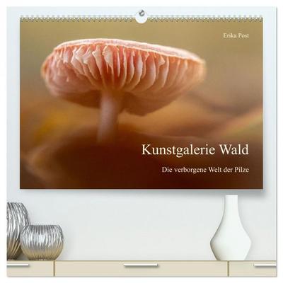 Kunstgalerie Wald - die verborgene Welt der Pilze (hochwertiger Premium Wandkalender 2027 DIN A2 quer), Kunstdruck in Hochglanz