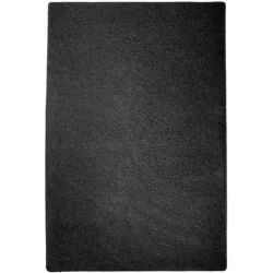 Karat Shaggy Hochflor Teppich   Schwarz