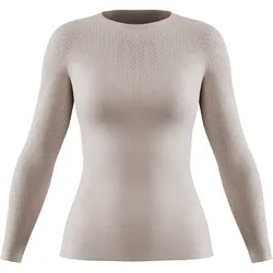 BAUERFEIND SPORTS Sports langarm Kompressionsshirt Damen silver grey XS