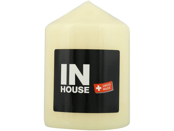 Inhouse Zylinderkerze 80x115mm ecru