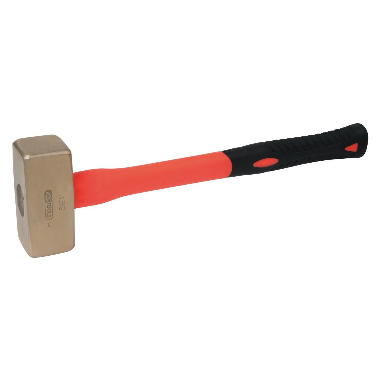 KS Tools BRONZEplus Fäustel, Stielart Fiberglas, 2500 g (2500 g) (963.2065)