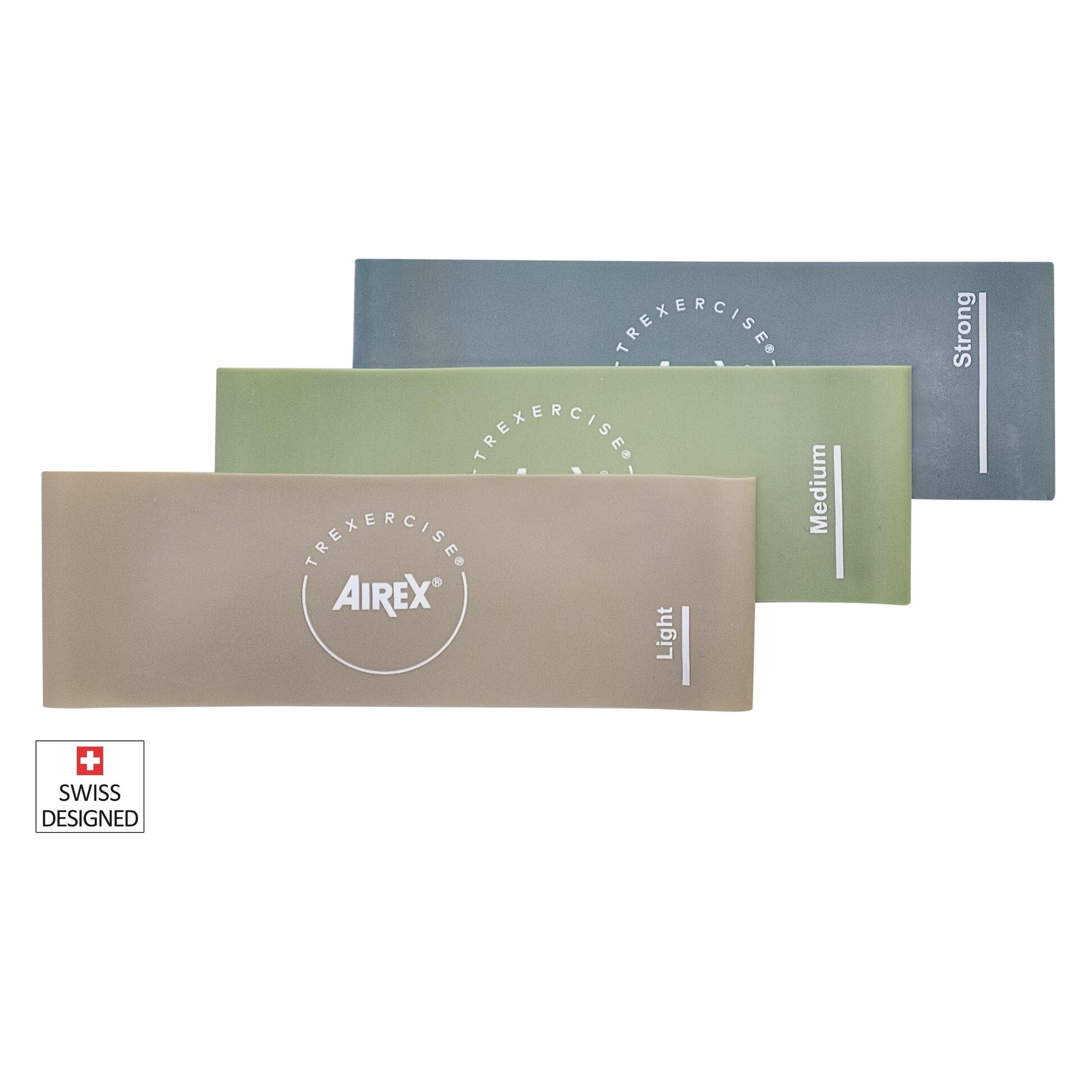 Airex TrExercise Mini Band Set (loop) (0.60 m, Leicht, Mittel, Stark) (93238)